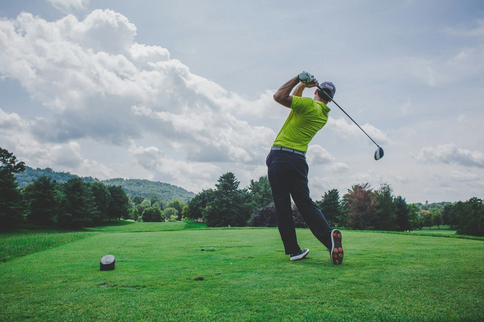 Golfplatz in der Schweizer Landschaft